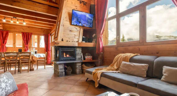 Chalet Dahu, Les Arcs: Plan Peisey ski chalet, image 4